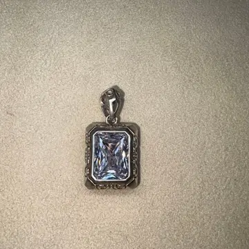 실버 925 큐빅 지르코니아 펜던트