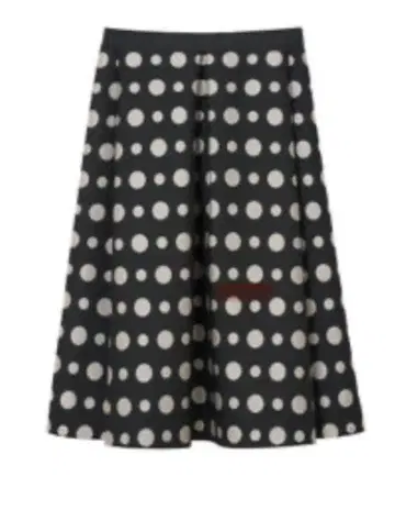 아나이 도트 플레어 스커트 38