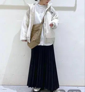 니코앤드 보아 절개 보아 와이드 자켓 크림62 L사이즈