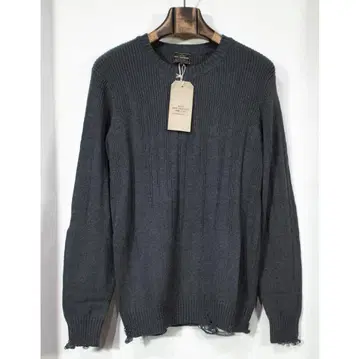 EGO TRIPPING 그런지 니트 48 사이즈 새상품 데미지 가공