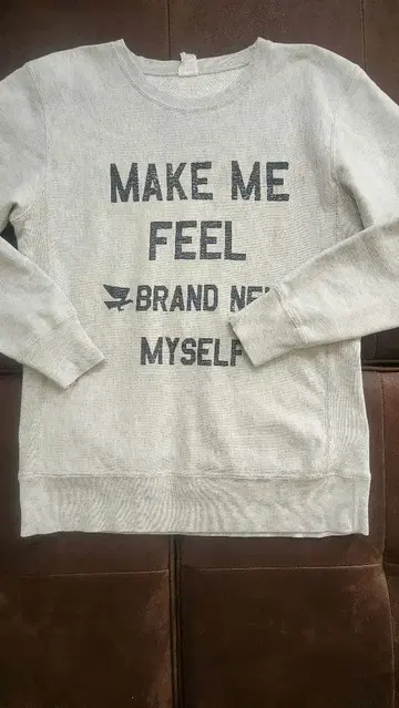 빈티지 리버스 위브 그레이 맨투맨 L 사이즈