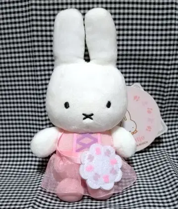 미피 하우스텐보스 마스코트 키체인 킹덤 플라워 핑크