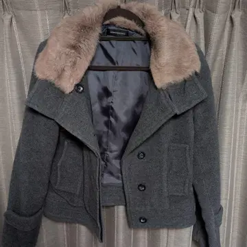 어반 리서치 울 코트 숏 기장