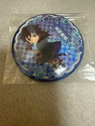 니지겐노모리 귀멸의 칼날 토미오카 기유 네온 캔뱃지