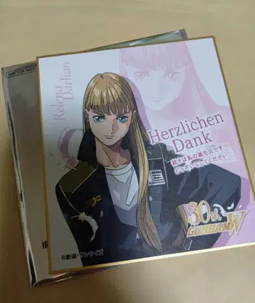 신 기동전기 건담 W 리리나 입장자 혜택 색지 30th Gundam W