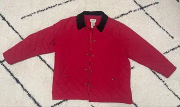 L.L.Bean 여성용 퀼팅 자켓 빨간색