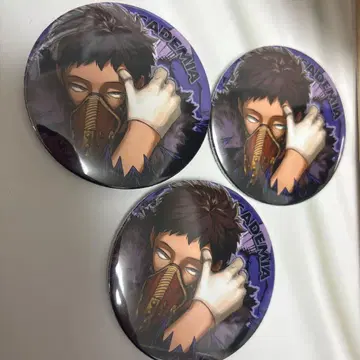 나의 히어로 아카데미아 원작 캔뱃지 오버홀 오바호 3개 세트