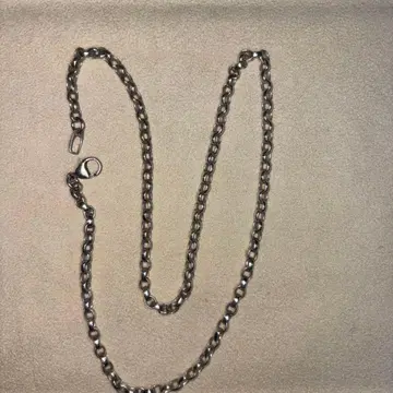 실버 체인 목걸이 50cm