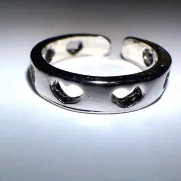 반지 하트 반지 디자인 실버 여성용 핑키링