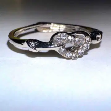 반지 하트 반지 실버 여성용