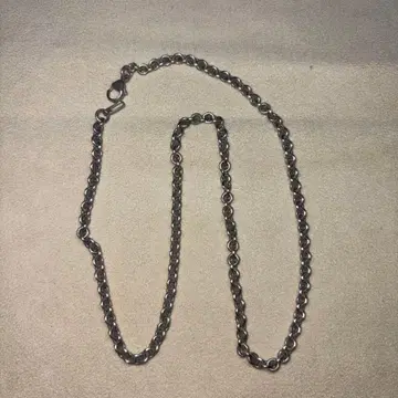 심플 스테인리스 스틸 체인 목걸이 약 50cm