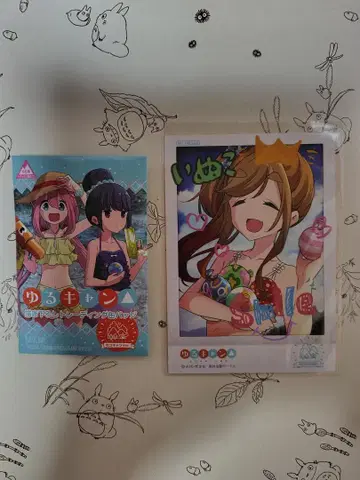 이누야마 아오이 유루캠 나츠캠ver 트레이딩 캔뱃지 혜택 브로마이드