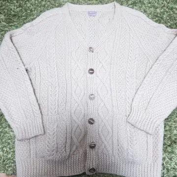 HEATHER DESIGNS 케이블 니트 가디건