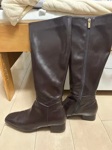 RANDA 다크 브라운 롱 부츠