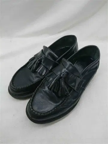 닥터마틴 블랙 가죽 태슬 로퍼 24cm