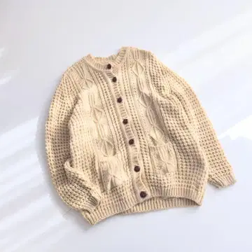 아일랜드제 피셔맨 니트 가디건 C5