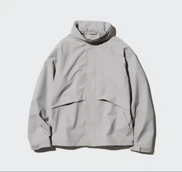 UNIQLO 윈드프루프 스탠드 블루종 GRAY M