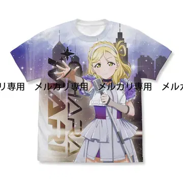 러브 라이브 선샤인 오하라 마리 풀 그래픽 T셔츠 솔로 콘서트 XL