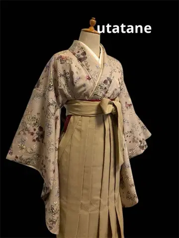 [ utatane ] 하카마용 이샤쿠소데 (레이어트 카라 재봉 완료)