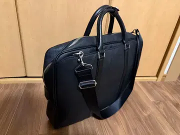 블랙 가죽 비즈니스 백