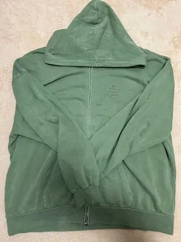 CIAOPANIC 그린 더블 지퍼 후드티