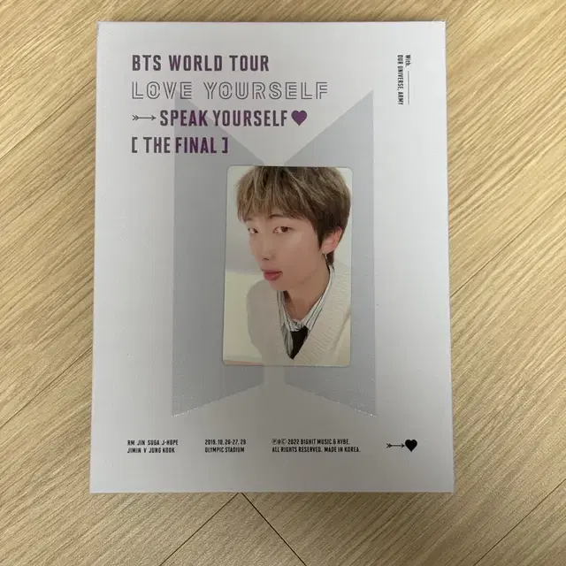 방탄소년단 스픽콘 파이널 스파콘 디비디 풀셋 남준포카