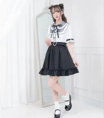 유메텐보 양산형 지뢰계 블라우스