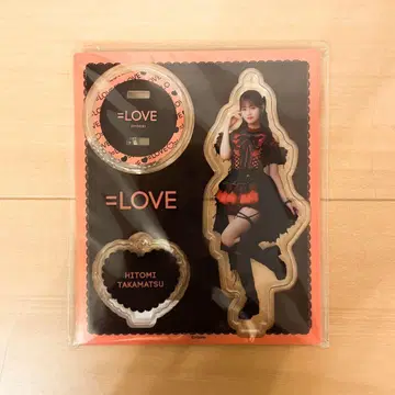 =LOVE 타카마츠 히토미 블랙 의상 아크릴 스탠드