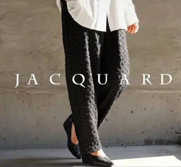 안티카 테이퍼드 팬츠 롱 바지 바지 여성용 블랙 팬츠