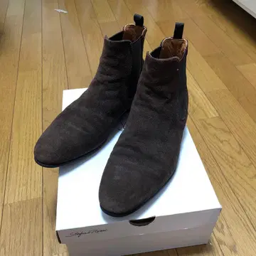 Stefano Rossi 브라운 사이드 고어 부츠