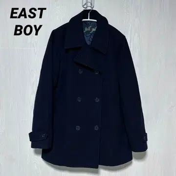 EASTBOY 이스트 보이 울 코트 숏 기장 네이비 11