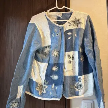 Christopher & Banks 패치워크 가디건 S