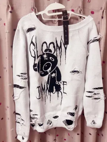 GLOOMY x DimMoire 그루~미 장난 니트/White M 사이즈