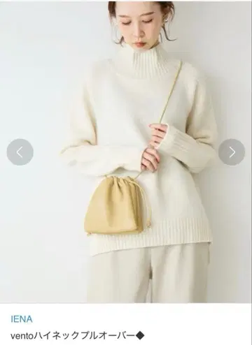 [ IENA ] vento 하이넥 풀오버