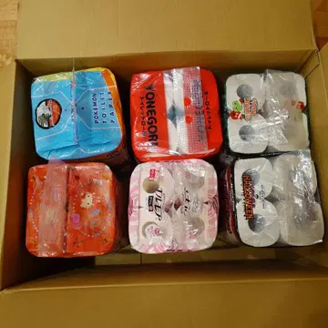 캐릭터 화장지 6개 세트