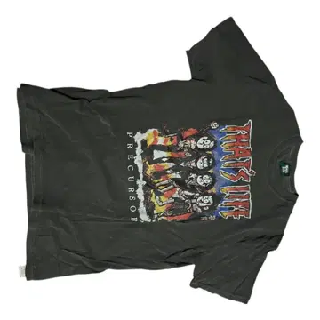 ZOO YORK 그래픽 T셔츠 다크 그레이 That's life