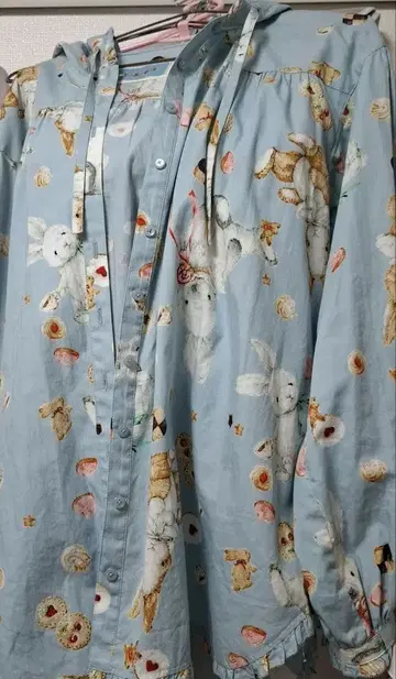 핑크하우스 튜닉 블라우스