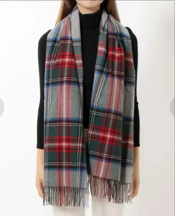 조와클레르 Joieclair 캐시미어 100% 스톨 그레이 미사용 새상품