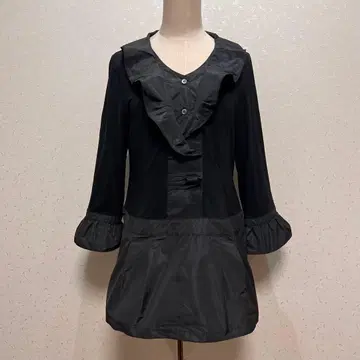 슈퍼 뷰티 개더 티셔츠 튜닉 A 라인 미 실루엣 42