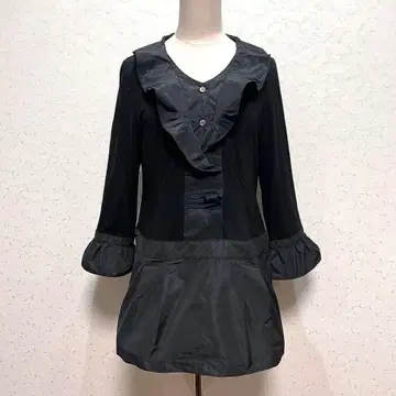 슈퍼 뷰티 개더 티셔츠 튜닉 A 라인 미 실루엣 42