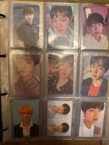 BTS 진 트레이딩 카드 34장 세트 (낱개 판매 가능)