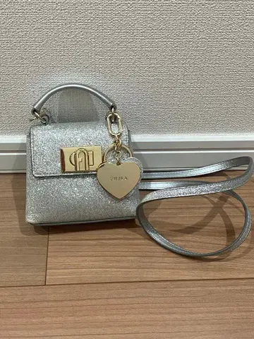 FURLA 실버 글리터 숄더백