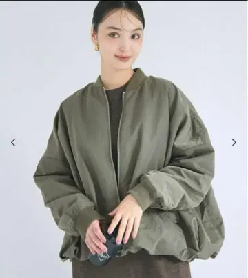 [ L 사이즈 ] coca 워셔블 벌룬 블루종 미사용 새상품 택 포함