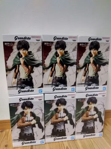 진격의 거인 Grandista-엘렌 예거 리바이 6체 세트