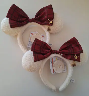 [ 새상품 ] 도쿄 디즈니랜드 릴린린 머리띠 크리스마스 2025