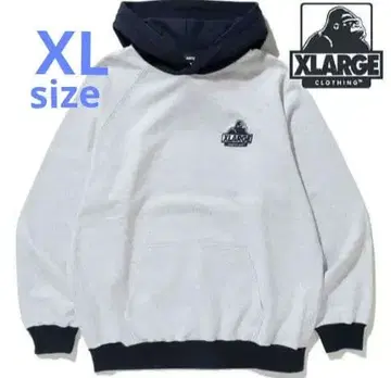 새상품급 [ L ] 엑스라지 XLARGE 투톤 풀오버 후드티
