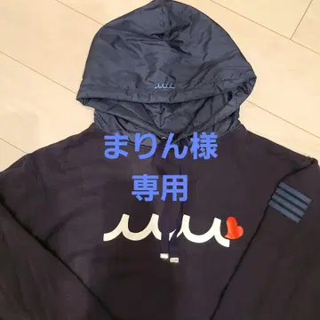 muta 네이비 후드 부착 후드티 새상품급