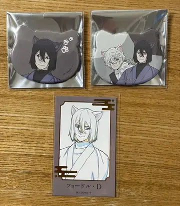 문호 스트레이독스 난자타운 사진풍 시트 캔뱃지 효도르 고골리