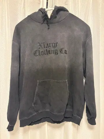 XLARGE 그레이 후드 부착 후드티 XL