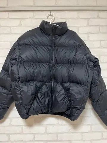 블랙 숏 다운 자켓 SITEN